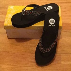 Yellow Box Flip Flops